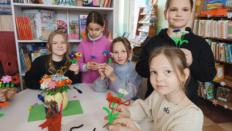 Творческий мастер-класс «Букет весенних цветов»