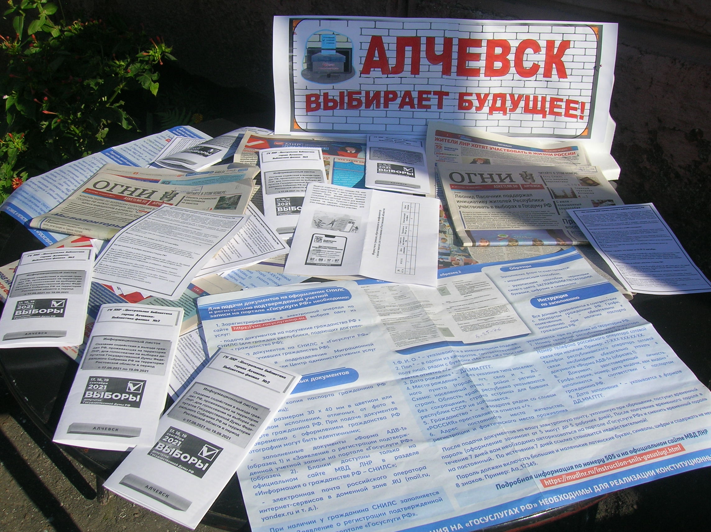 Уличная акция «Алчевск выбирает будущее»