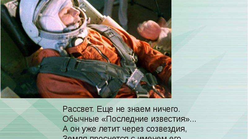 Гагаринский урок «Земля проснется с именем его»